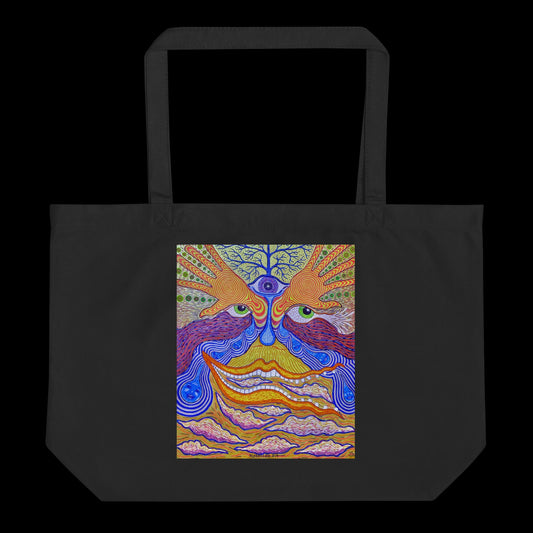 D - Mind’s eye - 20 x 14 organic cotton tote bag