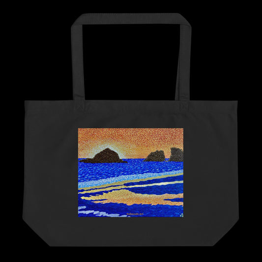 D - Oregon Coast - 20 x 14 organic tote bag