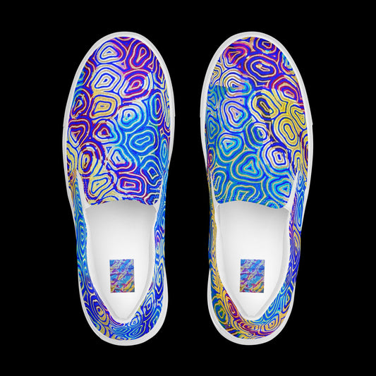 X - Abstract 10 - Men’s slip-on canvas shoes