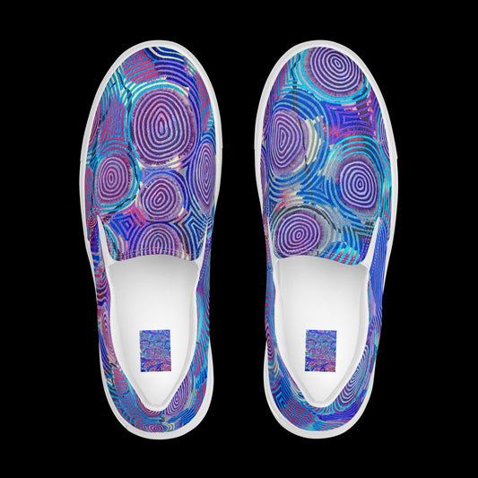 X - Abstract 1 - Women’s slip-on canvas shoes