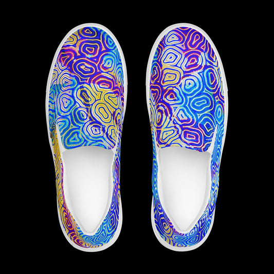 X - Abstract 10 - Women’s slip-on canvas shoes